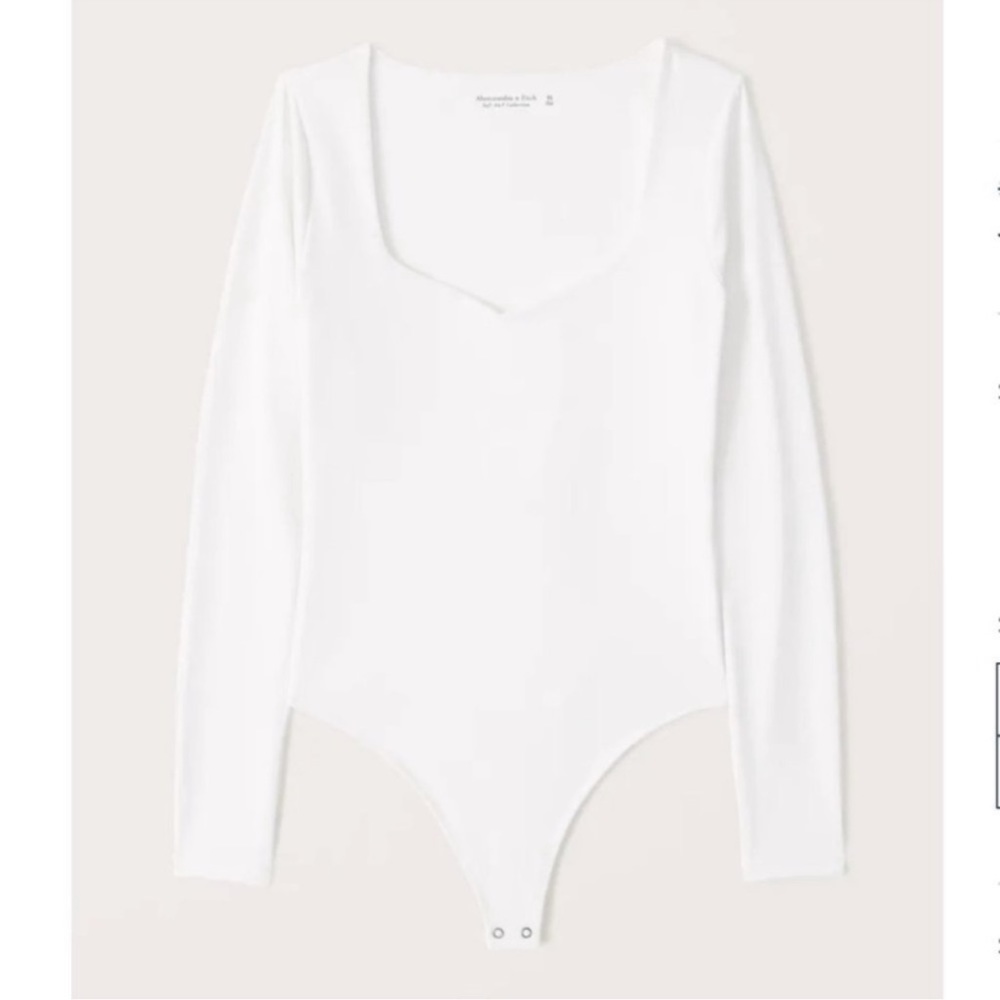Abercrombie white bodysuit